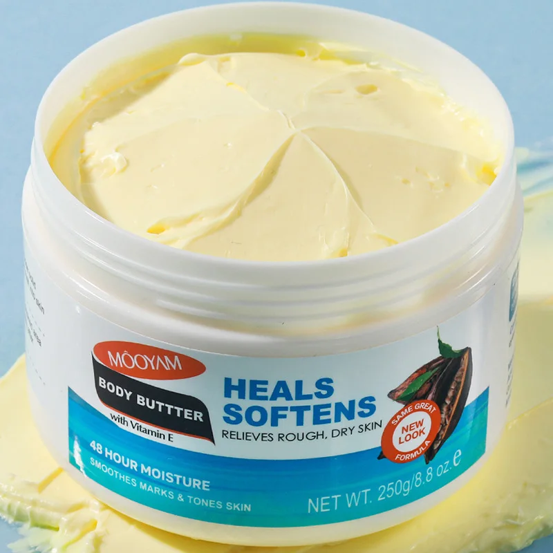 Super 250g Butter Cream Body Lotion Helps Soothe Rough, Soften Dry Skin Vitamin E Helps Improve Skin For Use On Body And Face