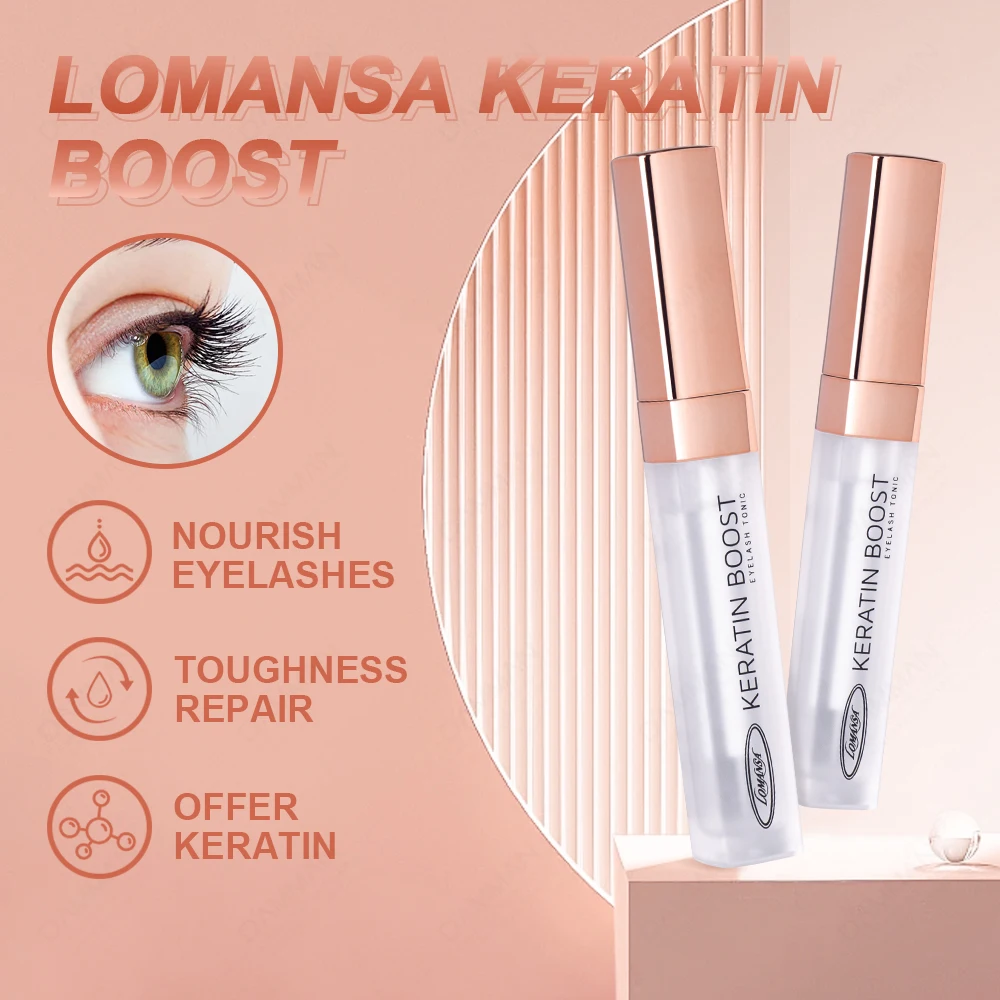 20Bottles 5.5ML Lomansa Keratin Boost For Lashes Boost Curling Lift Eyelashes Perm Curl Professional Lash Extension Makeup Tools