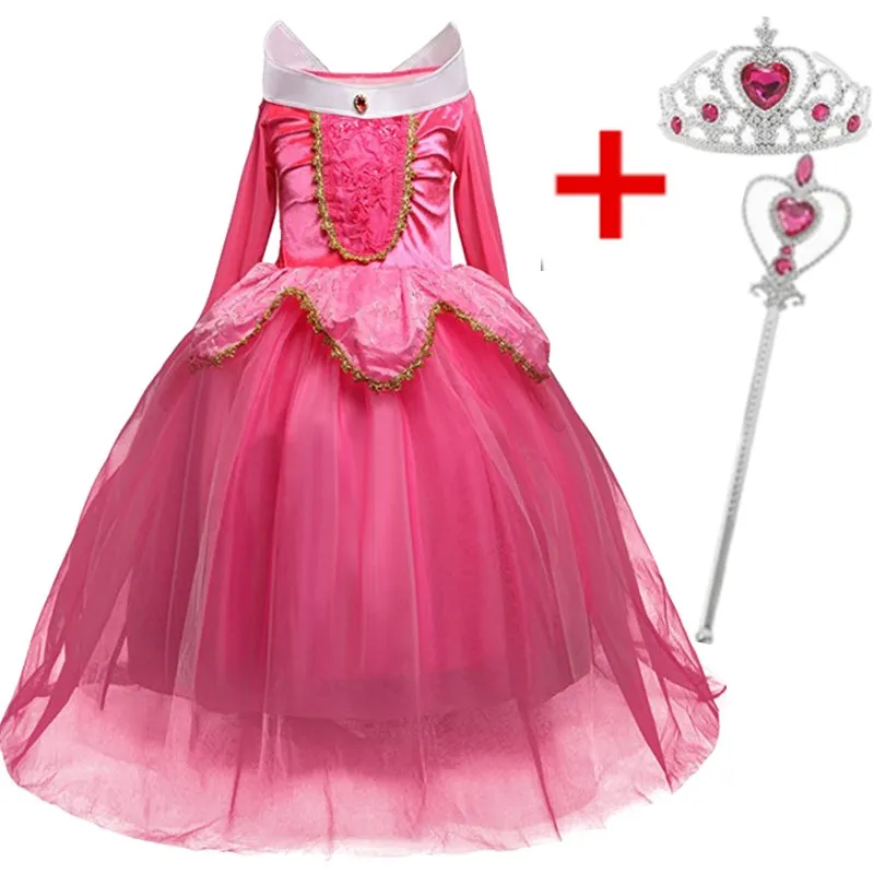 Halloween Carnival Children Cosplay Dresses for 4-8 Yrs Fancy Kids Birthday Party Disguise Vestidos Girls Princess Costume