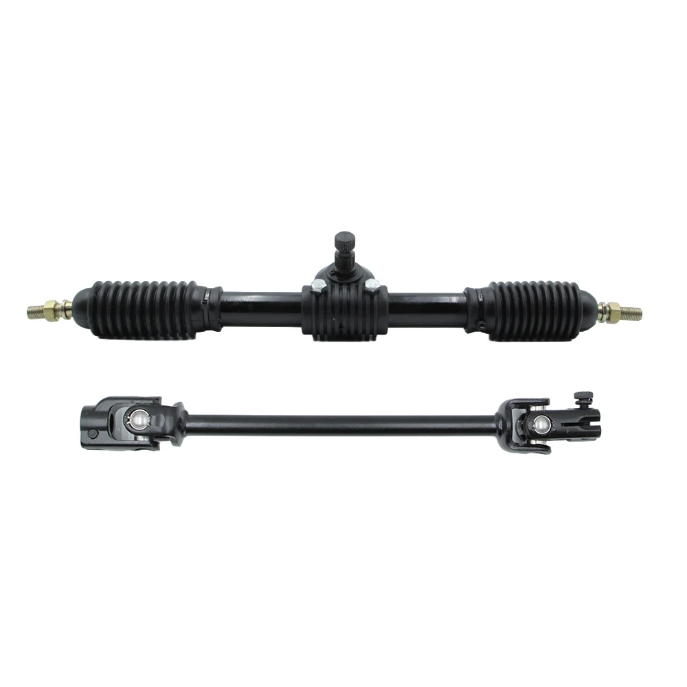 Go Kart 420mm/16.5'' 30T Gear Rack Pinion Steering Column For 110cc 125cc 140cc 150cc Go Cart Golf UTV Buggy ATV Accessories