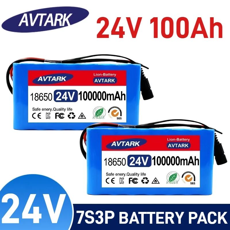 

100% оригинальный аккумулятор 24 В, 100000 мАч, 7S3P, литий-ионный аккумулятор, для мощности аккумулятора для инвалидной коляски, аккумулятор 7s3p
