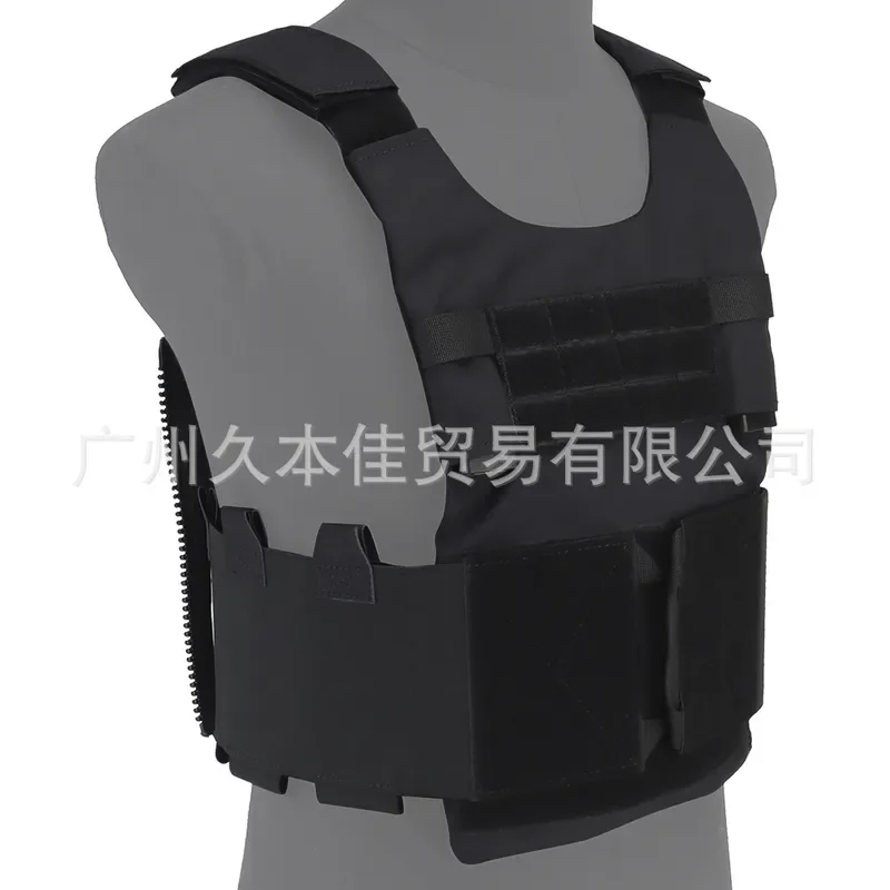 LV-119 Tactical Vest with Side Quick Release Extended Zipper Durable Cordura Fabric Chest Buckle for Military Uniform