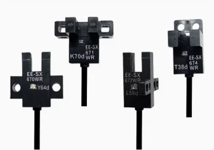 5PCS EE-SX670-WR EE-SX671-WR EE-SX672-WR EE-SX676-WR  EE-SX677-WR  New  U Type Photoelectric Sensors 1 Meter Cable