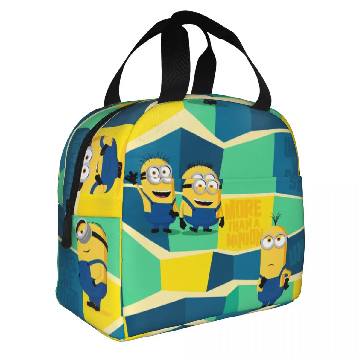 Minions Insulated Lunch Bags Large The Rise of Gru borsa termica riutilizzabile Tote Lunch Box School Picnic uomo donna