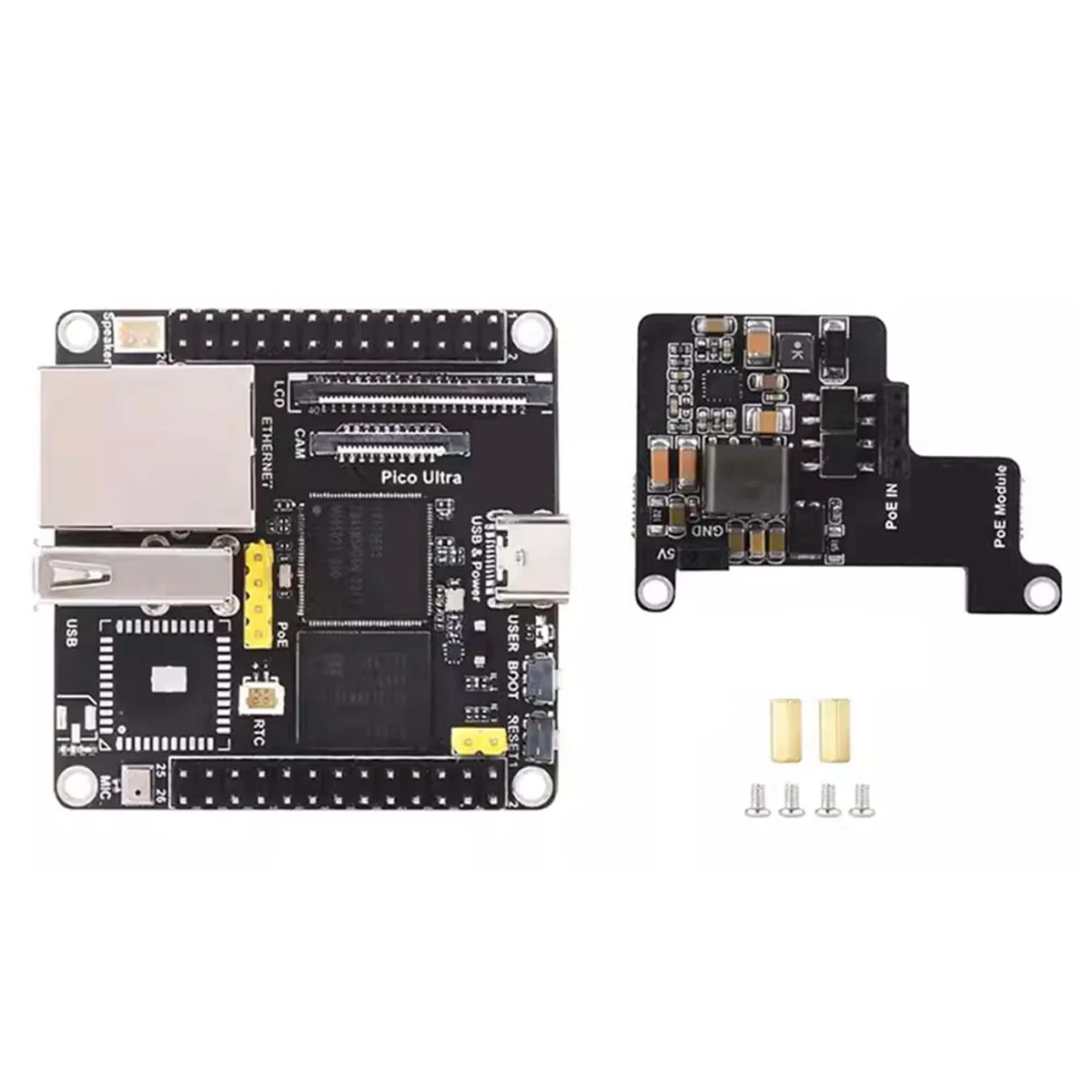 AB20-For Luckfox Pico Ultra PoE Kit Development Board RV1106 RISC-V Linux 8GB EMMC Supports PoE Ethernet Power Supply