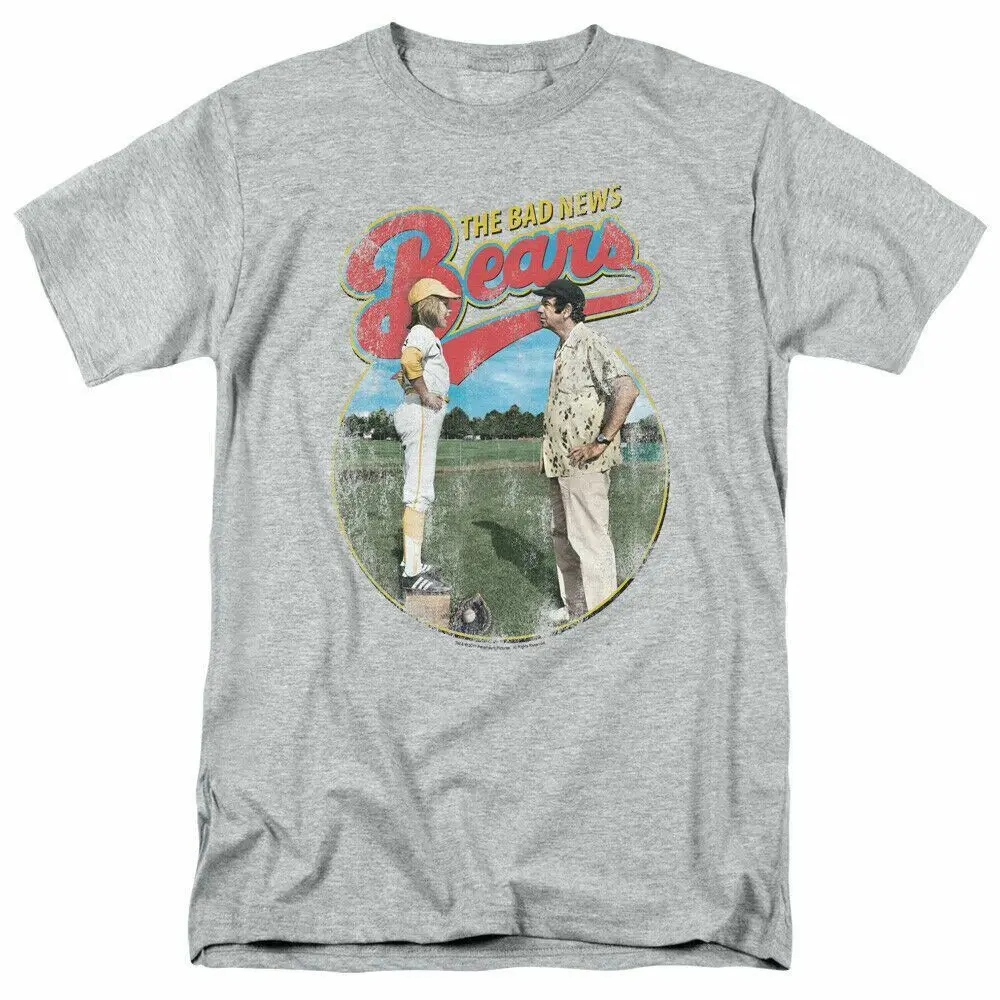 

The Bad News Bears Vintage T Shirt Mens Licensed Retro Movie Tee Sport Gray