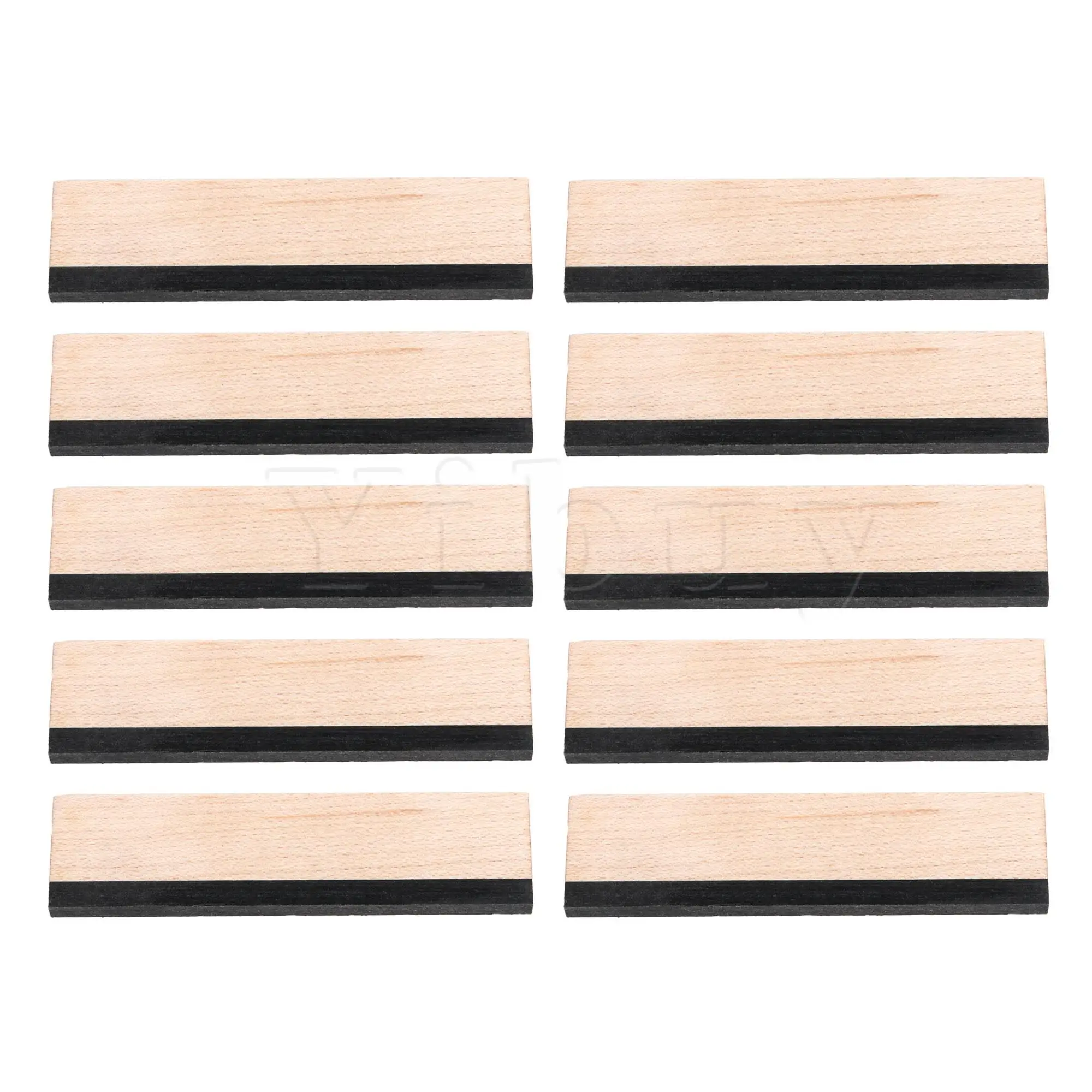 

Yibuy, 10 шт., седло для моста паука, деревянный цвет, 2,75x0,78 дюйма, замена для гитары Dobro