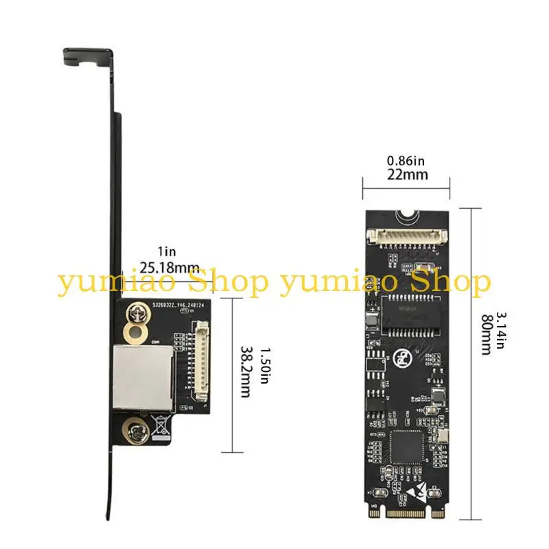 Scheda PCIe da 587B GAGE ​​5000MBPS GIGABITS SCHEDA RETWORK 10/100/2500/5000MBPS RTL8126