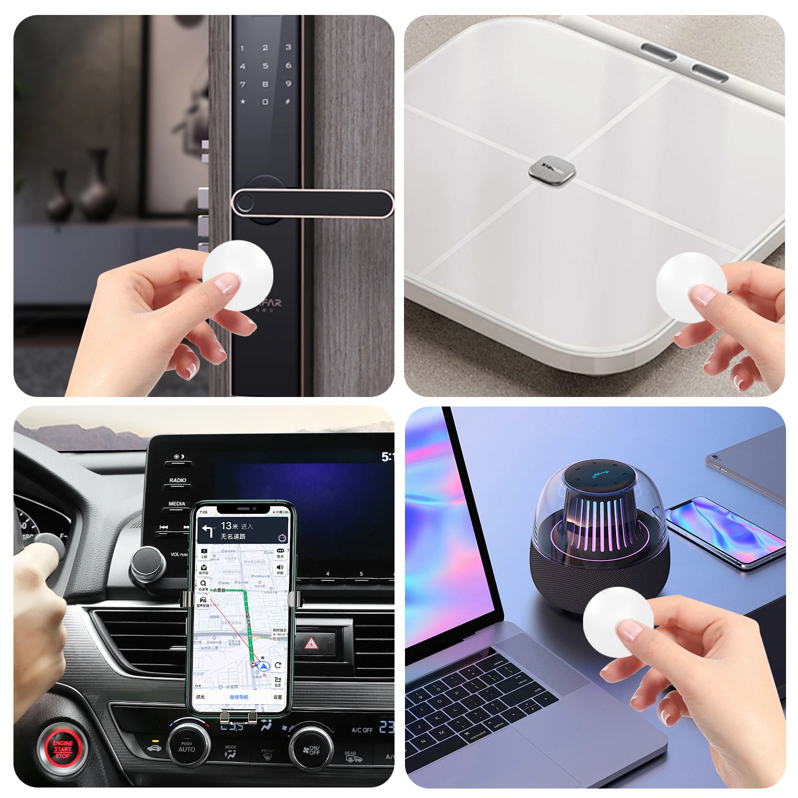 Blank NFC Tags NTAG215 Coin Cards Rewritable NFC Game Character Cards 25mm 504 Bytes Memory Compatible with All NFC Enabled