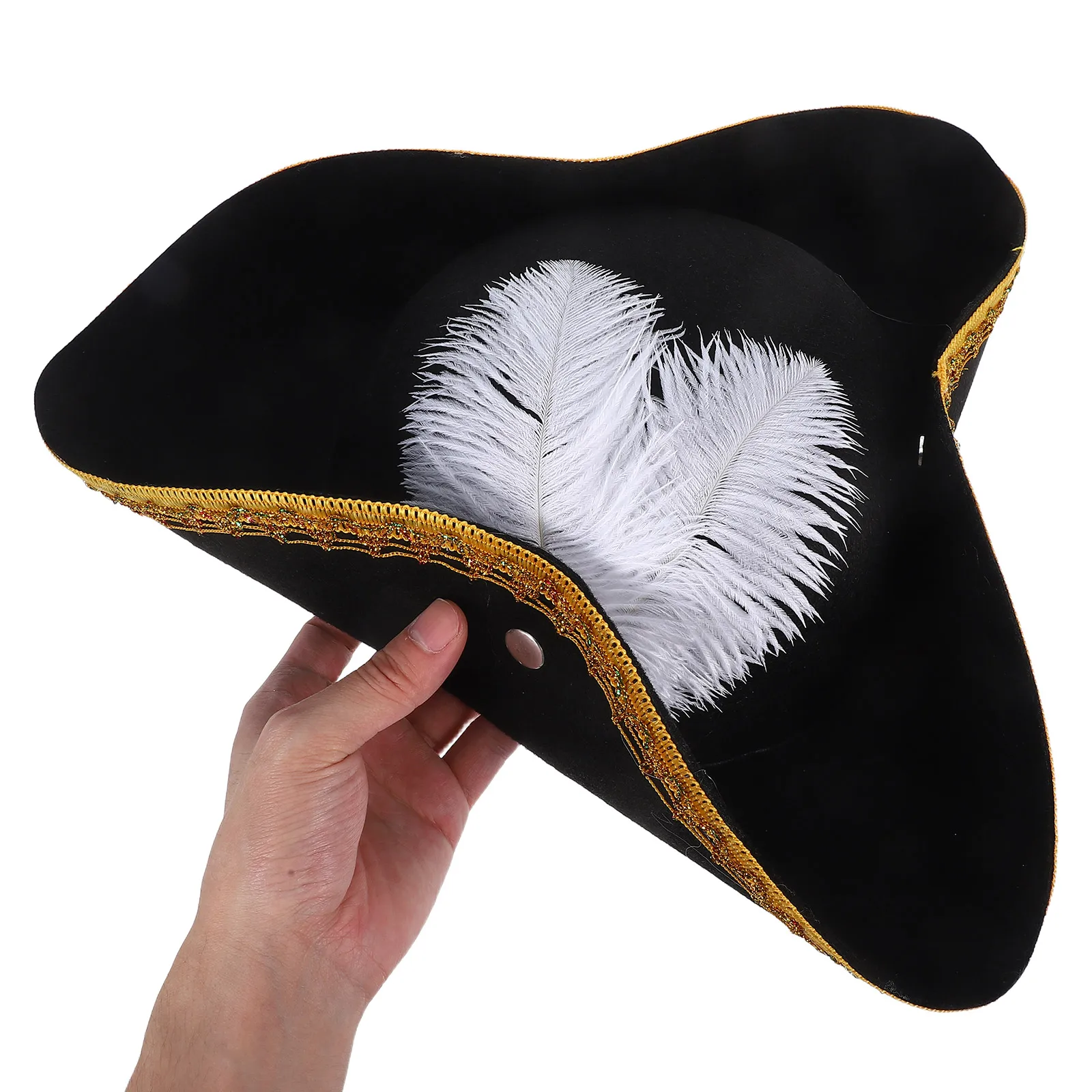 

Plume Pirate Hat For Cosplay Party Prop Pirate Costume Accessories Carnival Hat Decoration Festival Party Headwear Halloween