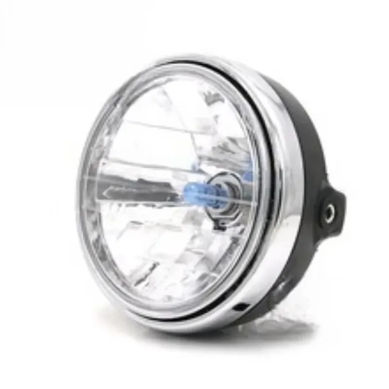 1pcs For Hornet 600 900 CB400 Front Round Motorcycle Headlight Halogen Headlamp Assembly 12V Vintage Head Light La