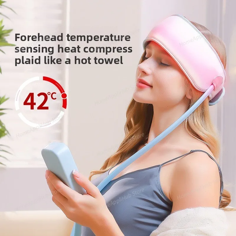 Automatic Head Massager - Home Use Stress Relief Device with Heating, Electric Kneading & Smart Meridian Massage Functions relax