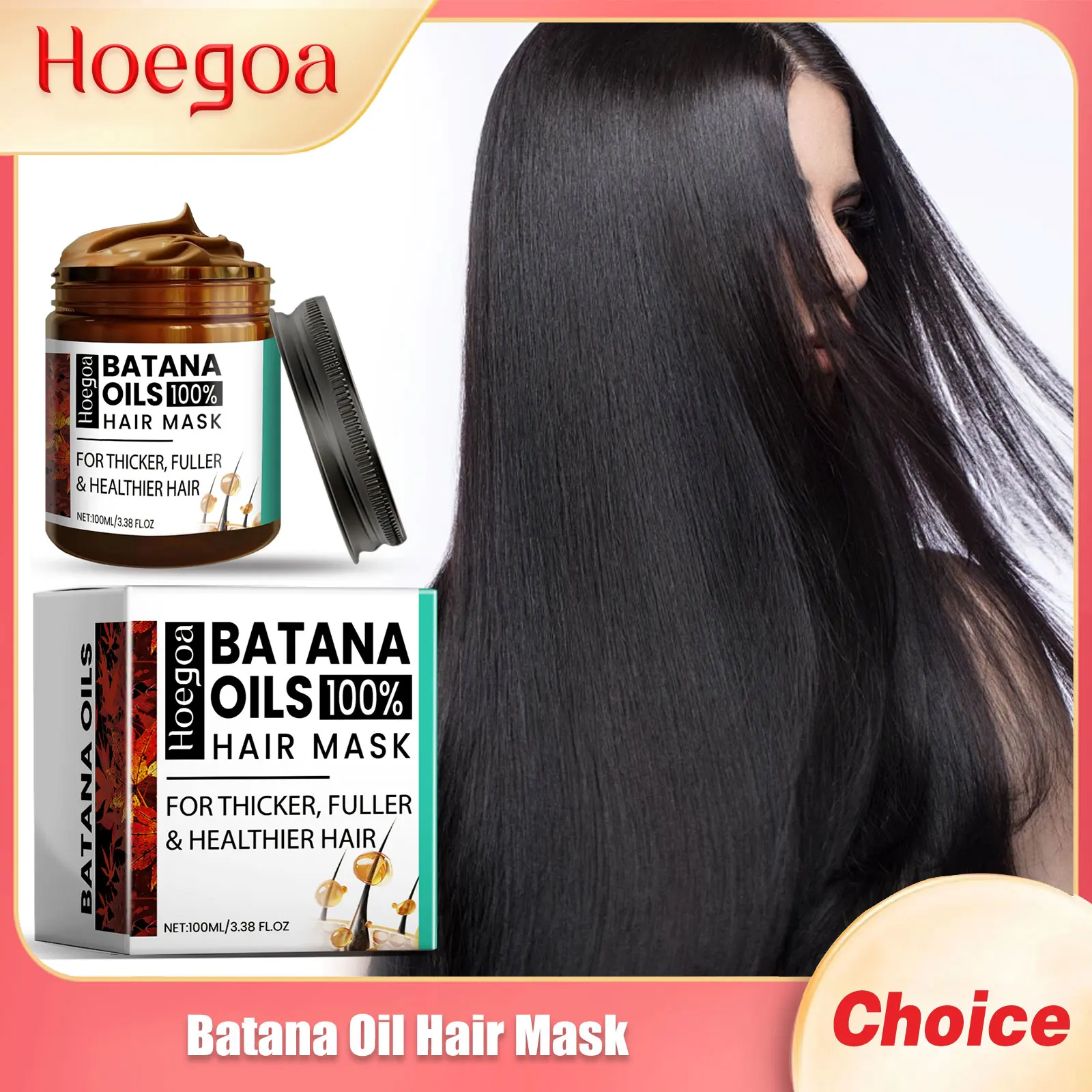 

Hoegoa Batana Oil Hair Mask Repair Damaged Scalp Treatment Deep Nourish Reducing Dryness Improving Silky Hair Care Conditioner