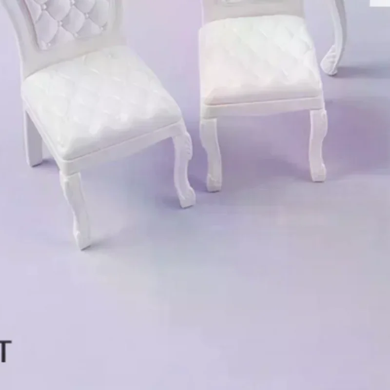 

Doll House 1:6 Kitchen Furniture Dining Table Chair Computer Office Desk Chair