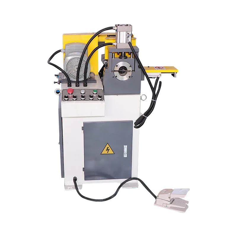 High Volume Production Double-Headed Chamfering Machine for Factory Use Efficient and Reliable Metal Pipe Finishing