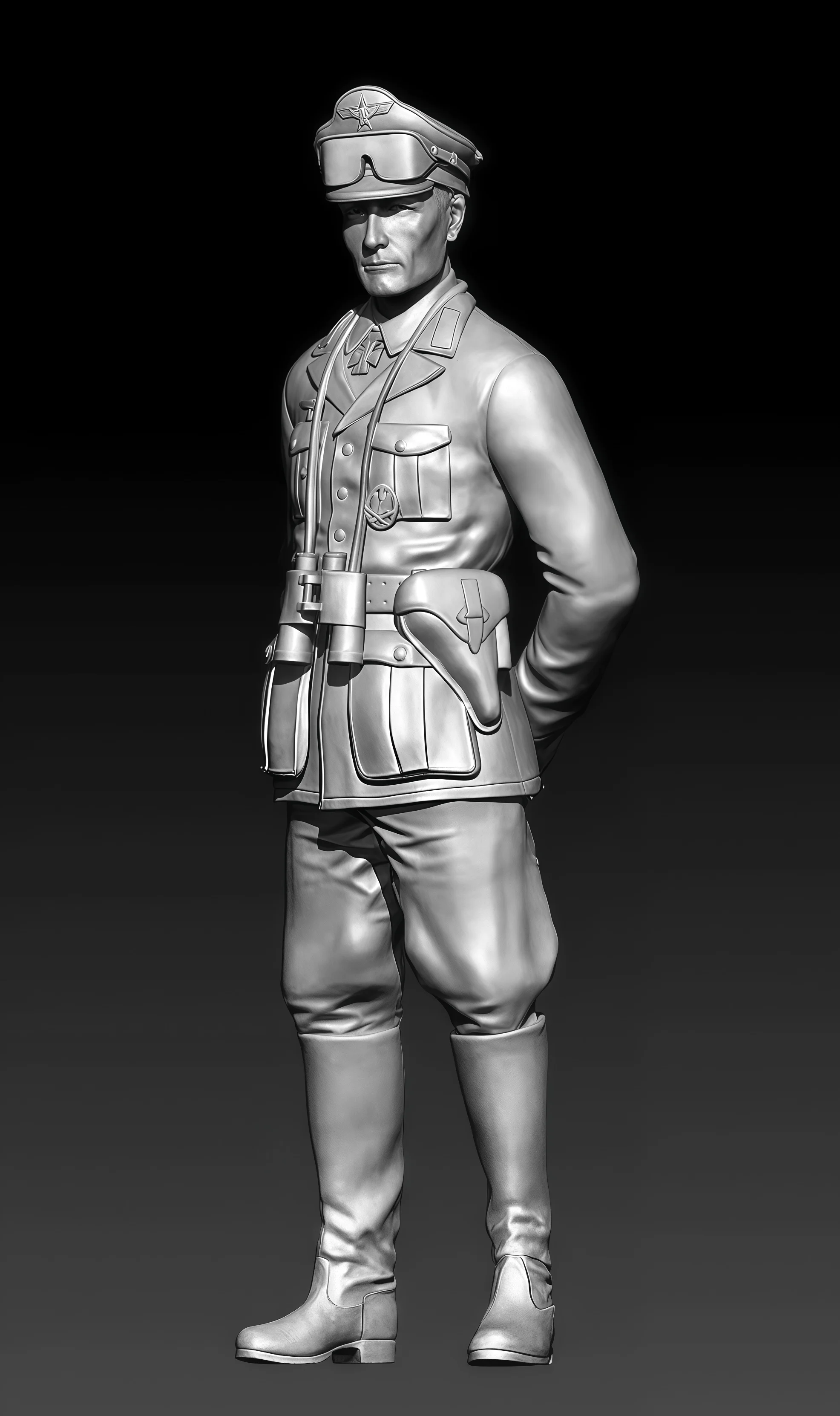 

1: 18 Casting Resin Model Assembly Kit, GK， Resin Soldier Model, Unpainted