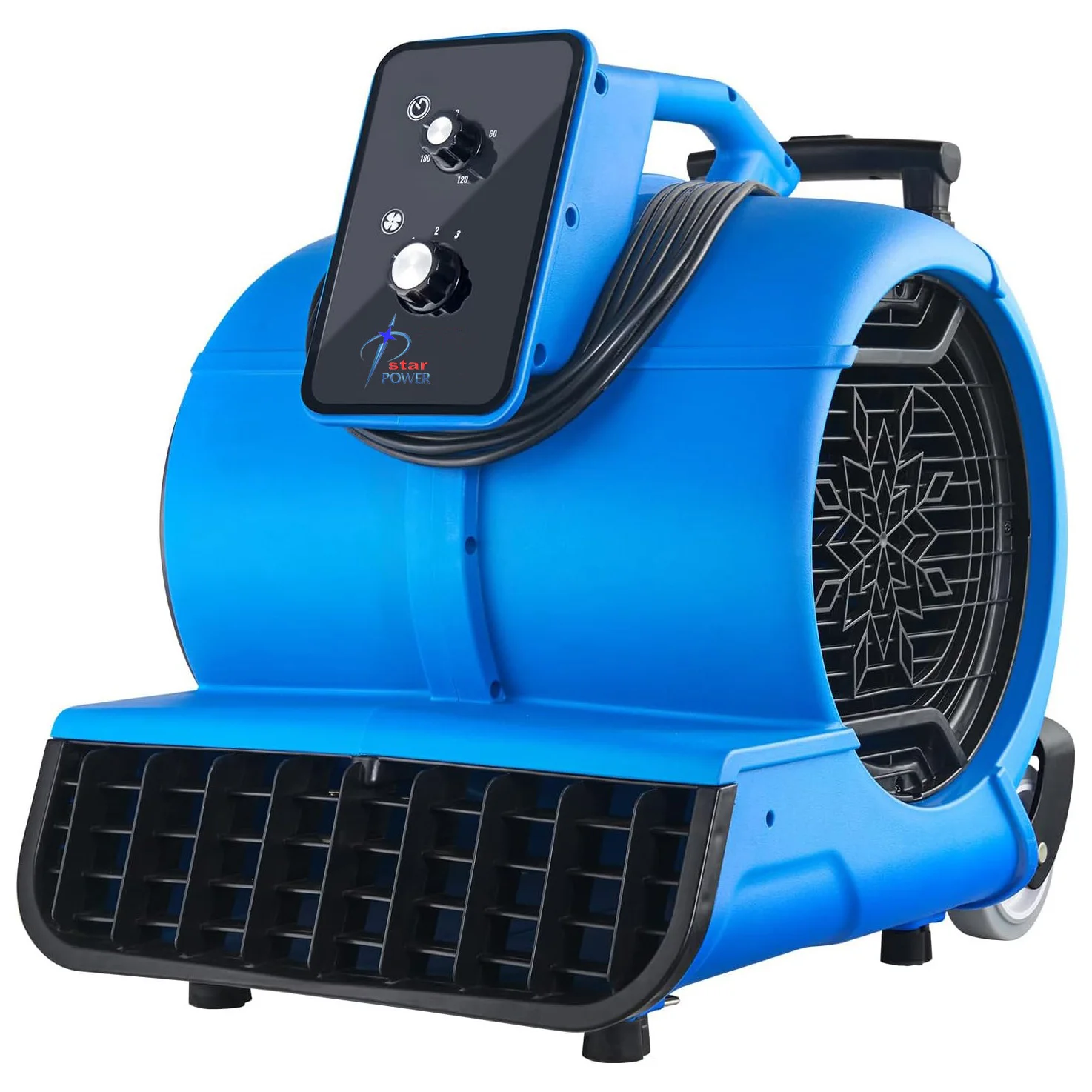 1 H P 4050 CFM Carpet Dryer Portable Floor Blower Air Mover Fan for Janitorial, Home, Commercial Use