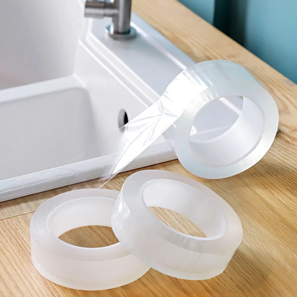 

Self-Adhesive Kitchen Waterproof Tape PVC 3cm X 3m Strong Pasteable Transparent Strip for Sink Bathroom Toilet Sealing