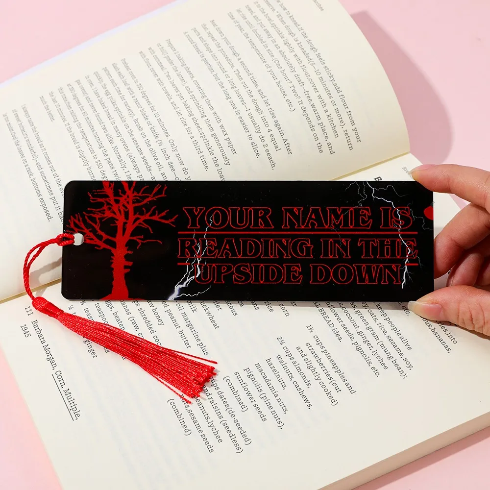 Stranger Things Acrylic Horror Bookmarks Reader Accessories Student Learning Stationery Teacher Office Supplies