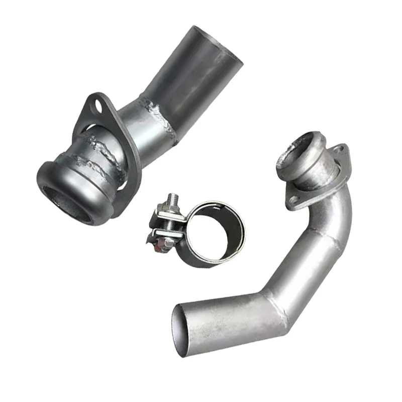 Excavator Parts For  E307C 307D 308C Muffler Connection Pipe Clamp Muffler Outlet Elbow 4M40 Exhaust Branch Pipe