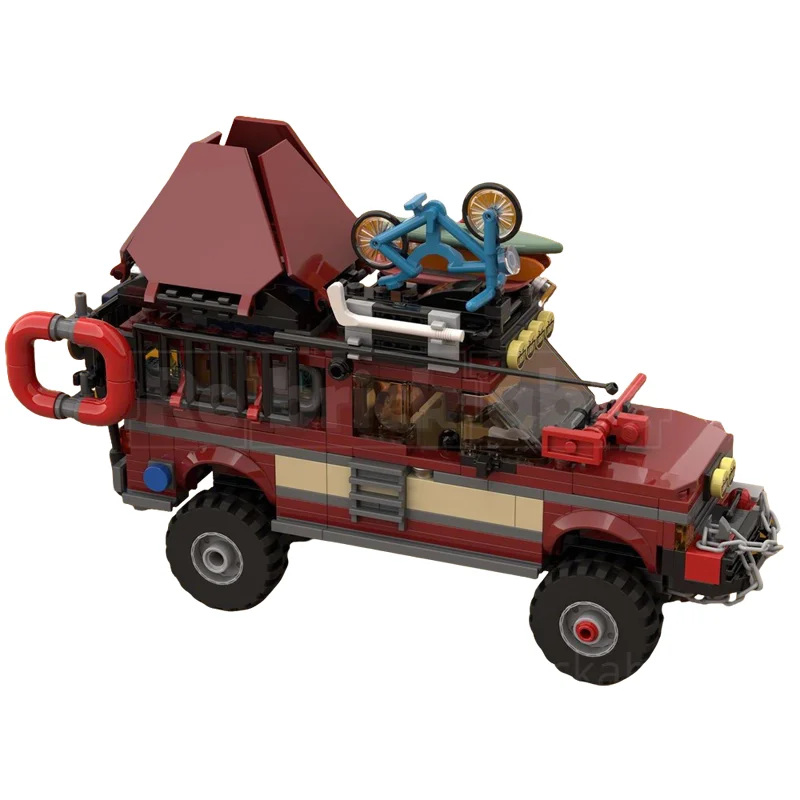 1071 Uds MOC Forded Ranger 3 1 Combo Pack ciudad campeones modelo bloques de construcción arquitectura regalos de navidad juguete niños ladrillo