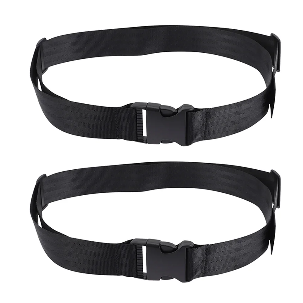 

2Pcs Baby High Chair Safety Belt Adjustable 2 Points Harness Replacement Straps for Feeding Infant Toddler Chair Home Restaurant