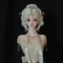 1/4 1/3 Scale Ancient Costume BJD Doll Wigs Chinese Hanfu Vintage Long Hair Fairy Wig For MSD SD13 Girl SSDF Accessories A2095