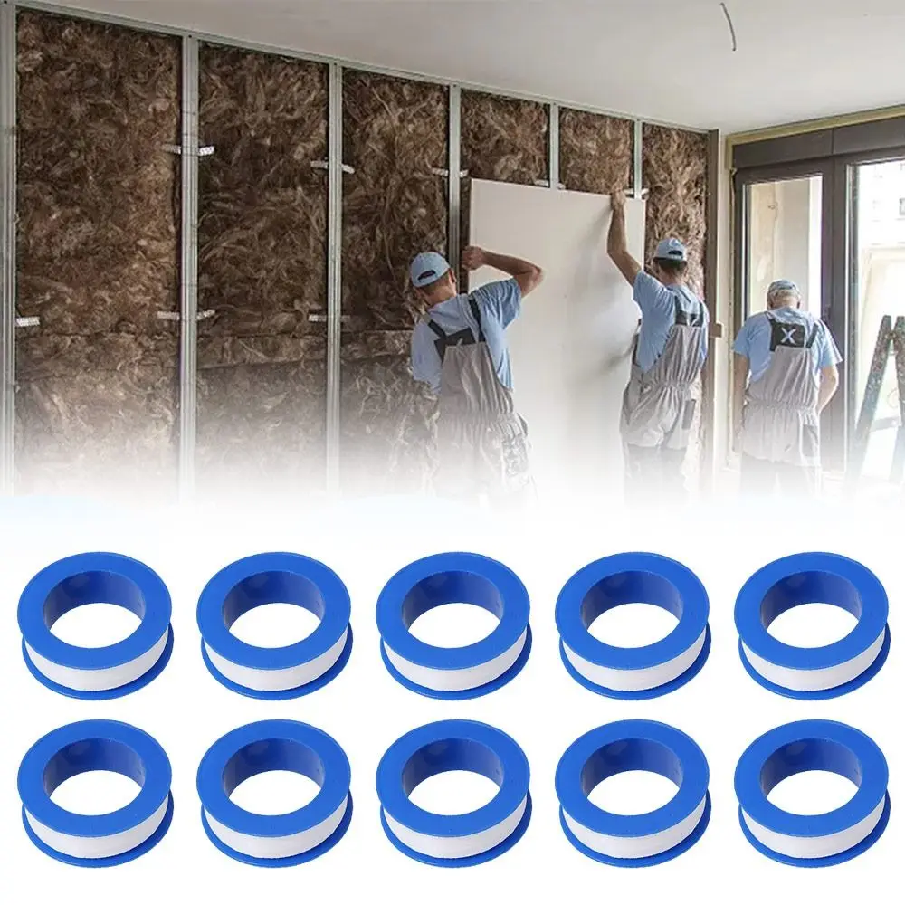 5/10 Uds. Adhesivos cintas de sellado de PTFE cintas de sellado sin aceite para tuberías de agua cinta impermeable para fugas esencial para el hogar