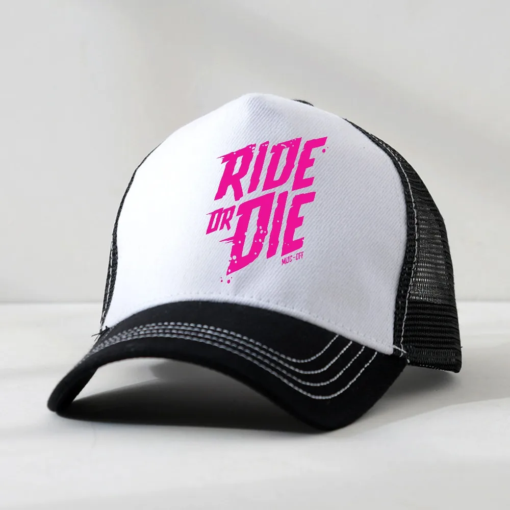 

Muc-off Ride or Die Graphic hat Men Mtb Bmx Cycling Fan Baseball Cap Summer Mesh Breathable Snapback hat