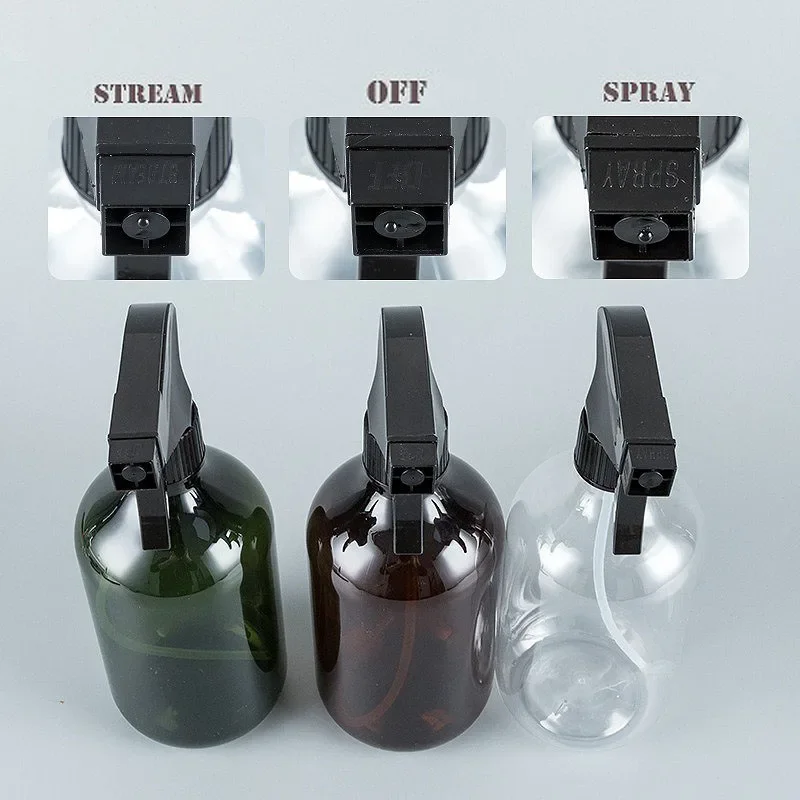 New 300ml 500ml Spray Canister Bottles Hair Water Spray Continuous Spray Bottle Hair Stylist Hairdressing FZP06