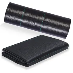 Garden Weed Barrier Landscape Fabric PP Weed Block Gardening Mat Road Ground Cover for Agriculture Weed Control Mulching Film