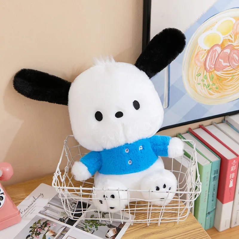 Sanrio Giant Cartoon Plush Doll, Almofadas Pochacco, Cão macio, Brinquedos Kawaii, Decoração do quarto, Presentes de aniversário para crianças, meninas