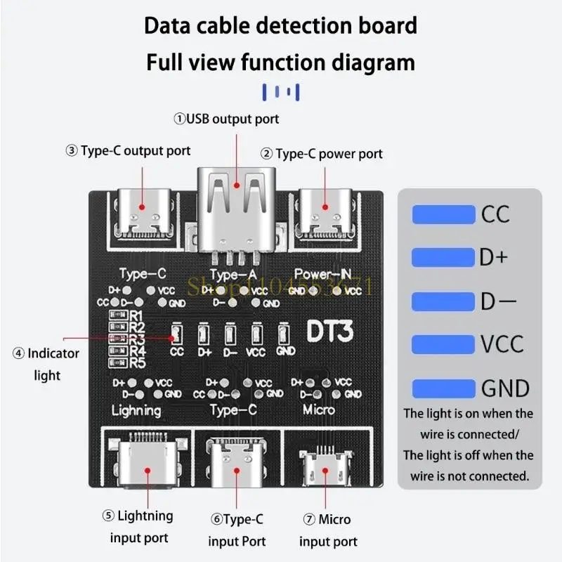 Best Seller USB C Charging Cable Analyzers For Smartphone Devices Type C Port Testing And Electrical DIY Maintenance