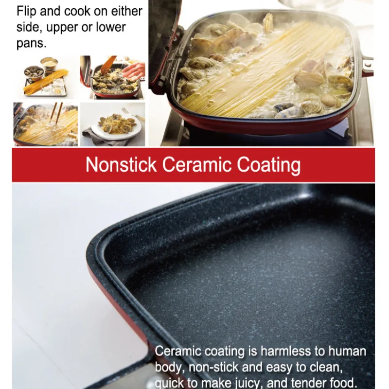 NonStick Steak Pan for Grilling and Frying by Happycall