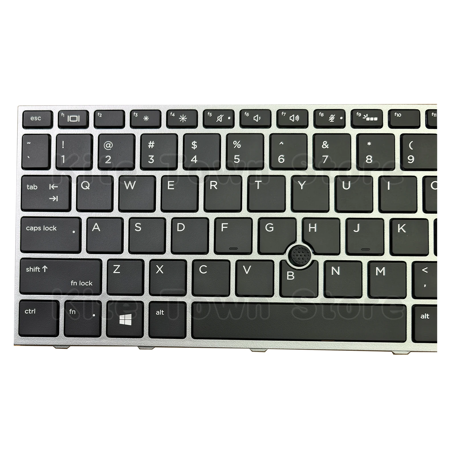 لوحة مفاتيح كمبيوتر محمول أمريكية جديدة بإضاءة خلفية لجهاز HP ZBook 15 G5 G6 17 G5 G6 إطار فضي مع نقطة التتبع