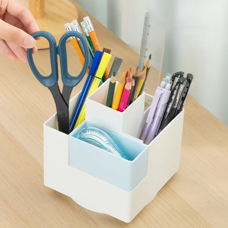 360 Degree Rotation Pen Holder Pencil Holder For Desk, Desk SimpleModern Minimalist Makeup Organizer Pen Cup