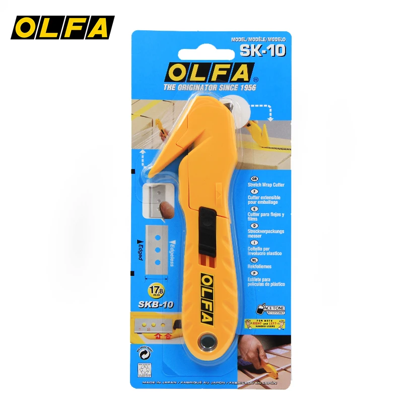 OLFA Concealed Blade Safety Knife SK-10 professionnel Cutting shrink-wraps most plastic SKB-10 Cutter