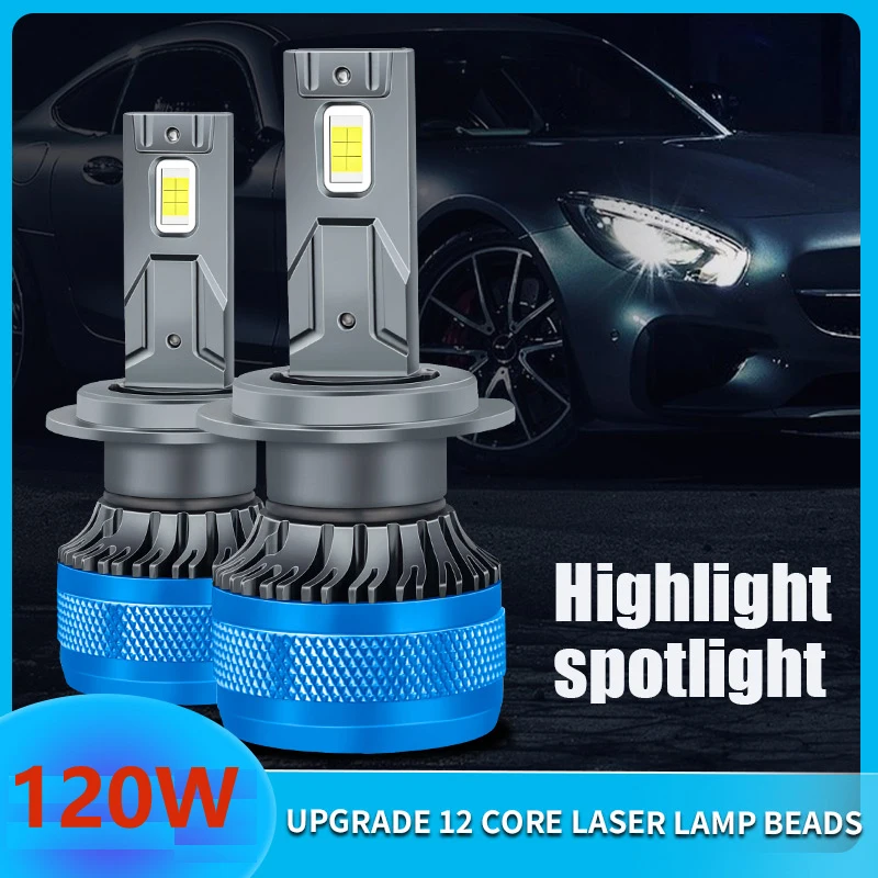 

2PCS H4 LED Headlights Bulb Headlamp H1 H3 H7 H11 H9 H8 9005 HB3 9006 HB4 9012 F5 Mini Car Light 12V Automobiles Auto Lamp