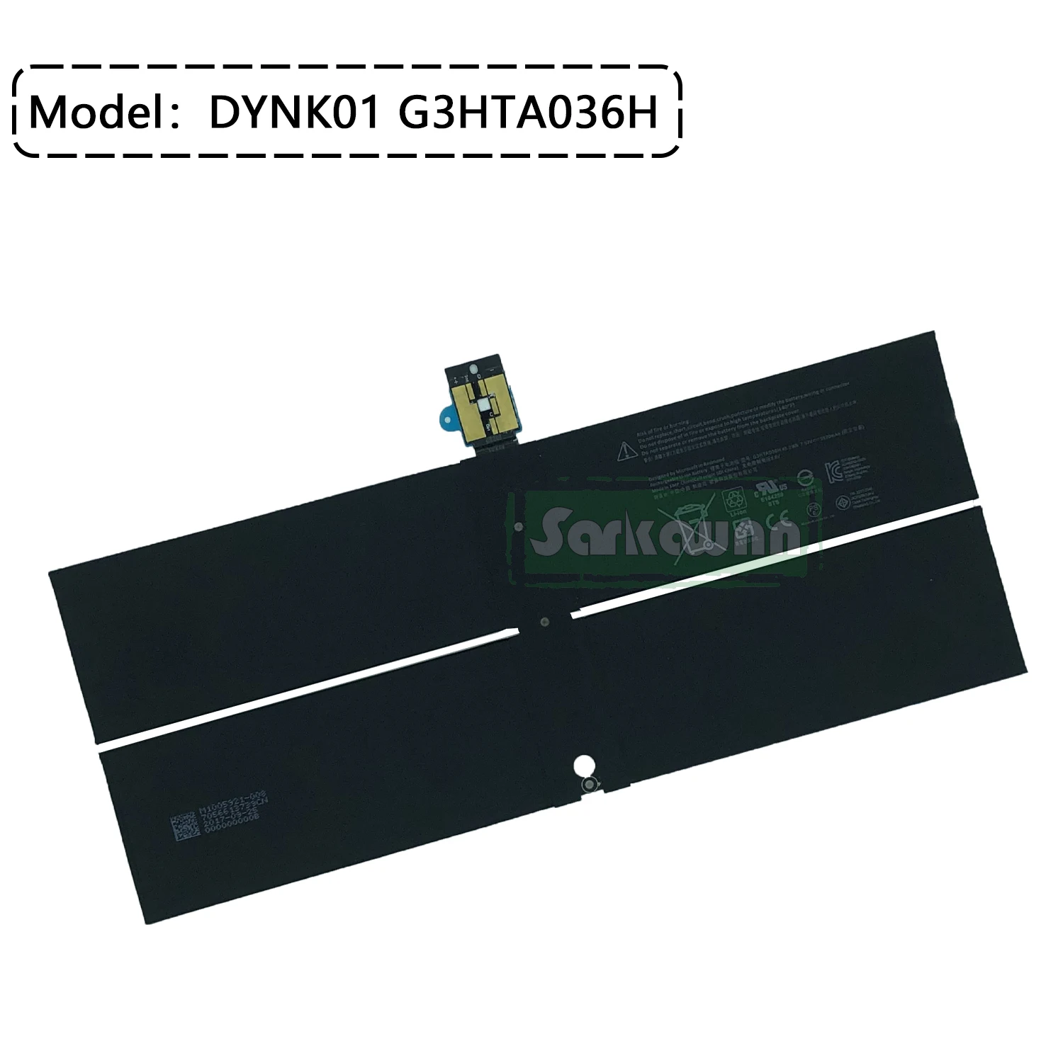 SARKAWNN 4 CELLE DYNK01 1769 G3HTA036H Batteria Del Computer Portatile PER Superficie Del Computer Portatile 1st Gen 1769 2017 DYNK01 G3HTA036H