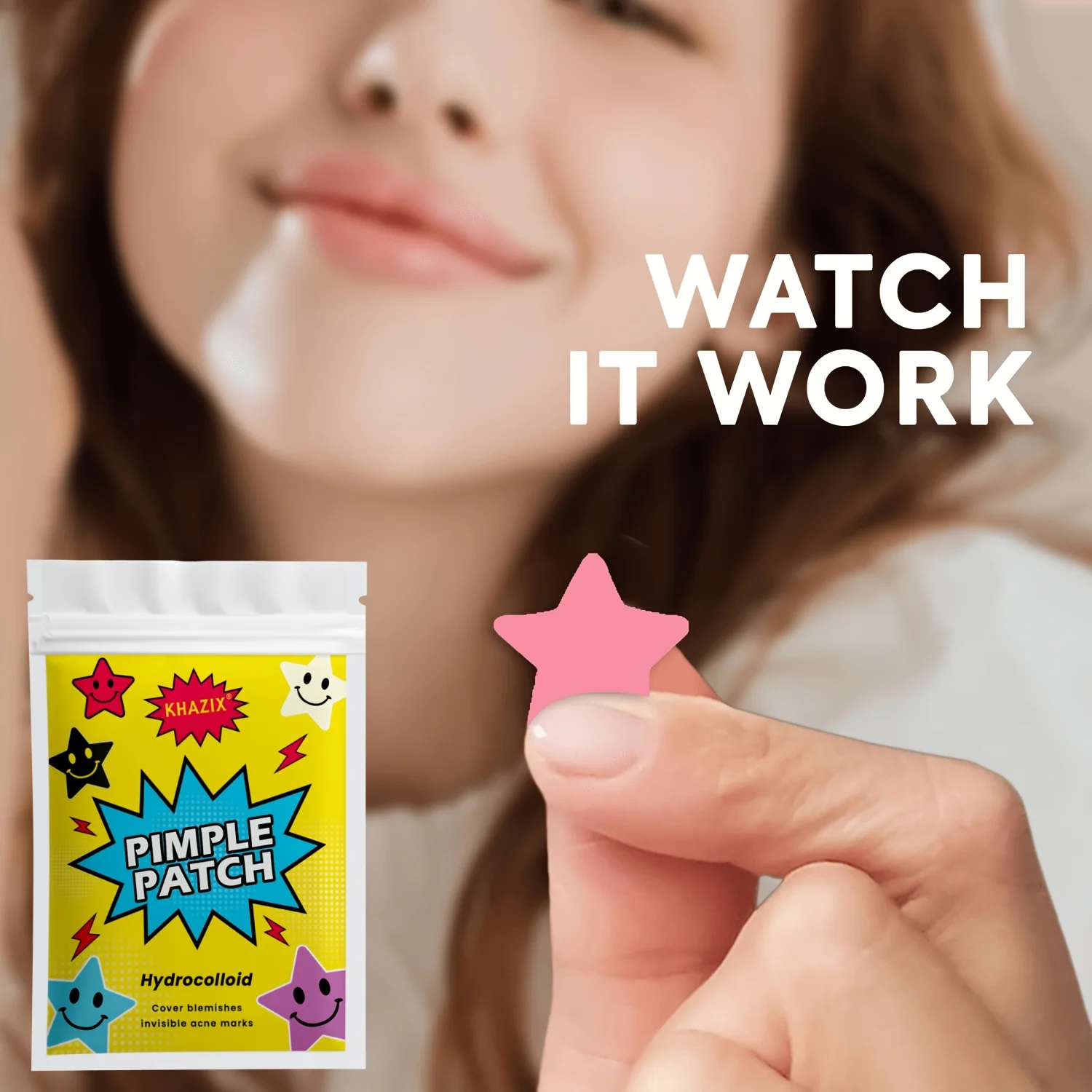 Parche colorido para el acné, cubierta Facial de 840 Uds., suave de la piel, fácil de aplicar, resistente al agua, ideal para decoraciones de fiestas, parches faciales