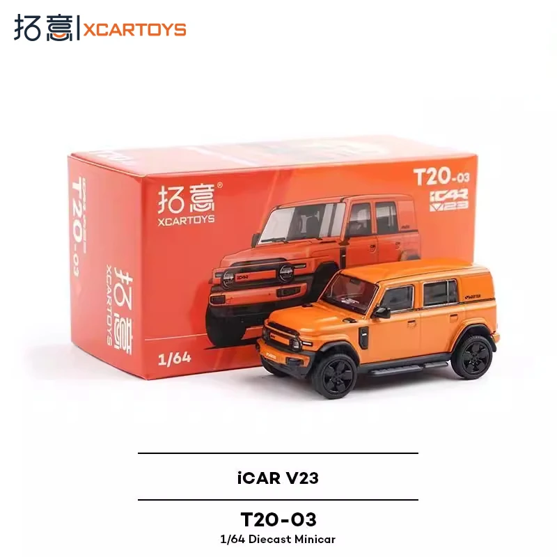 

Игрушечная модель автомобиля XCARTOYS T20-03 Chery iCAR V23 оранжевого цвета из сплава