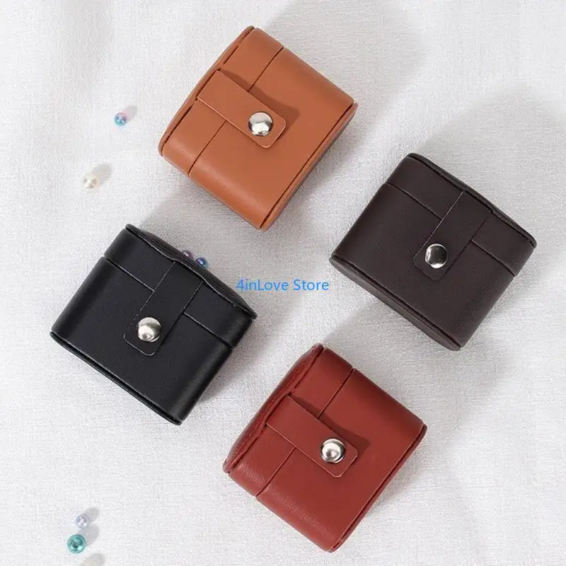 

T4MD Портативные маленькие ювелирные кольца кольца Display Box Travel Simple Mini Gift Case