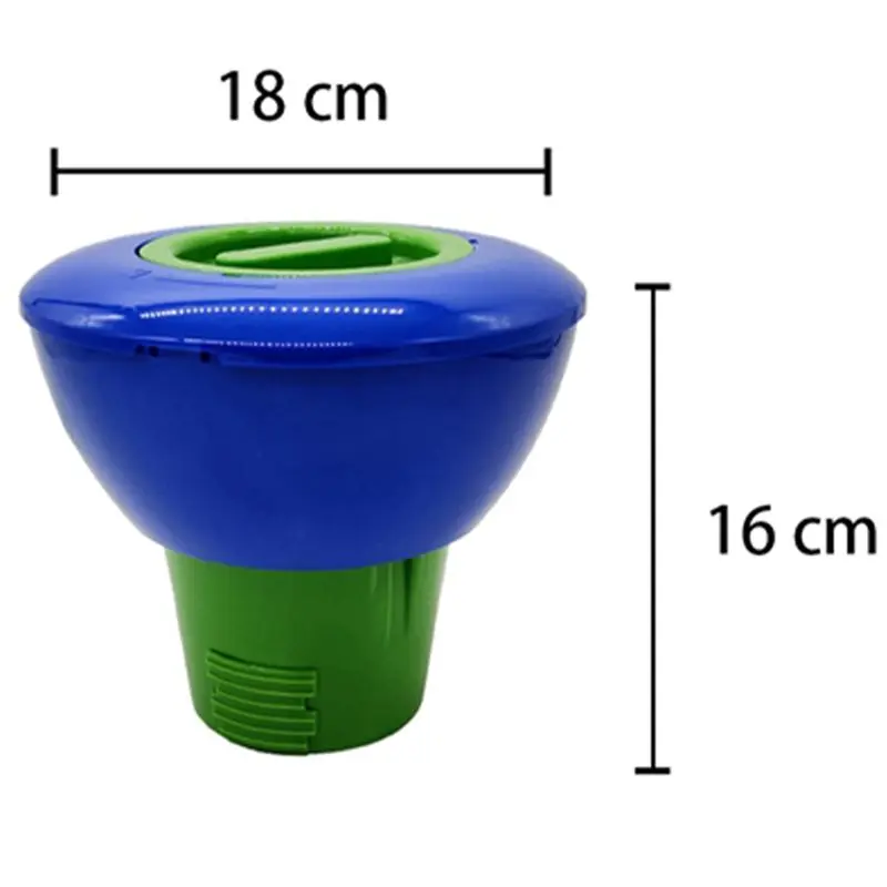 4Pcs 7 Inch Swimming Pool Float Chlorine/Bromine Tablet Dispenser For Pools, Spas, Hot Tubs And Fountains