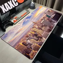 New York City Large Gaming Mouse Pad Computer Mousepad Gamer Laptop Mouse Mat Office Mausepad XXL Carpet Keyboard Mat Desk Pad