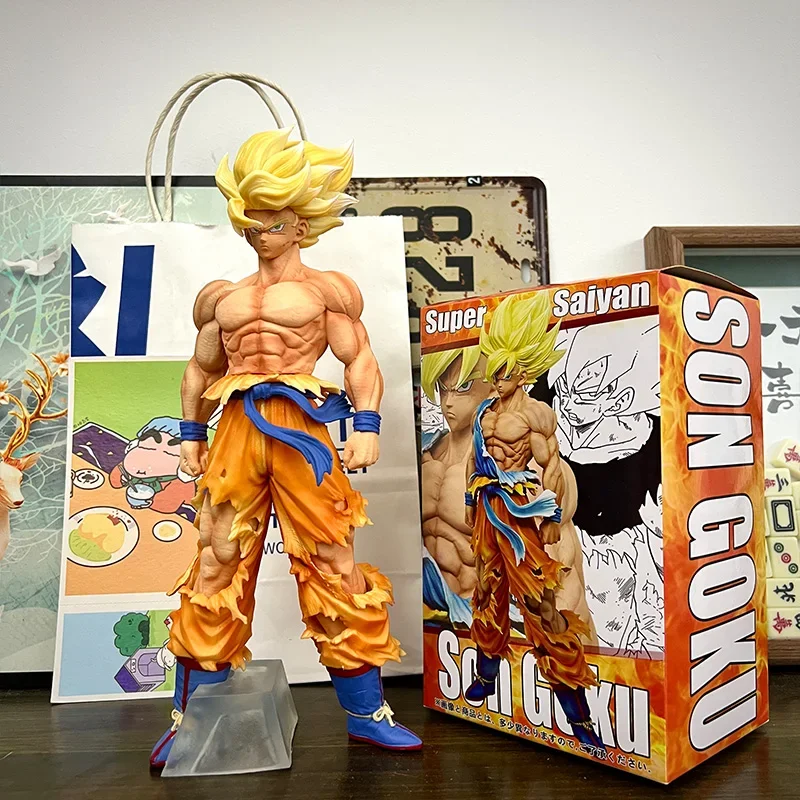 30Cm Dragon Ball Battle Monkey King Statue Anime Figure Model Desk Decoration Birthday Gift Creative Gift For Boyfriend