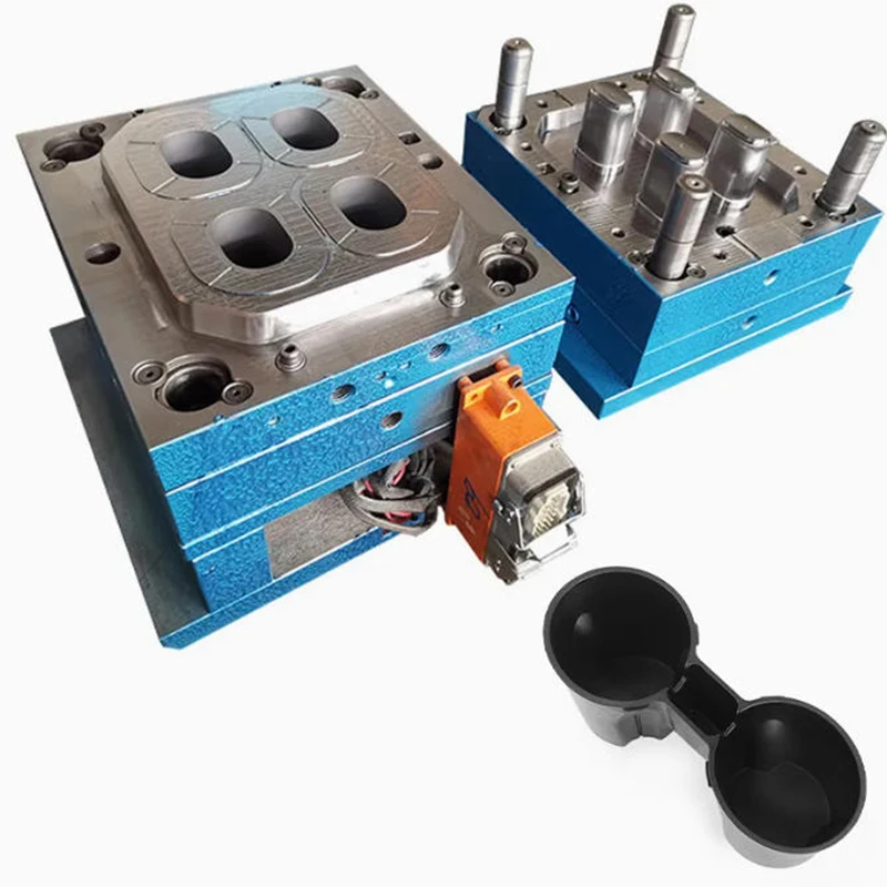 Китайская форма для литья под давлением из АБС-пластика, пресс-формы для литья под давлением с двойной чашкой, изготовленные из легированной стали