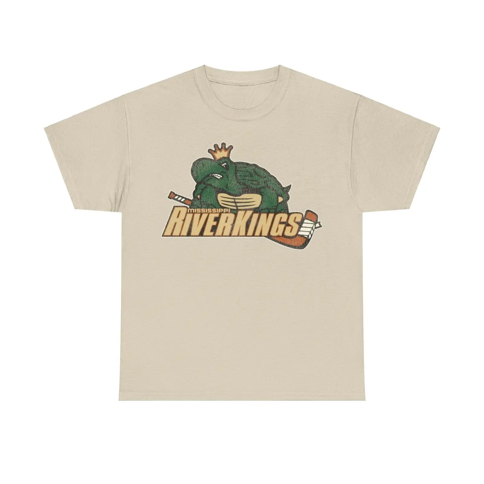 Mississippi Riverkings Hockey Team Nostalgic Logo T shirt