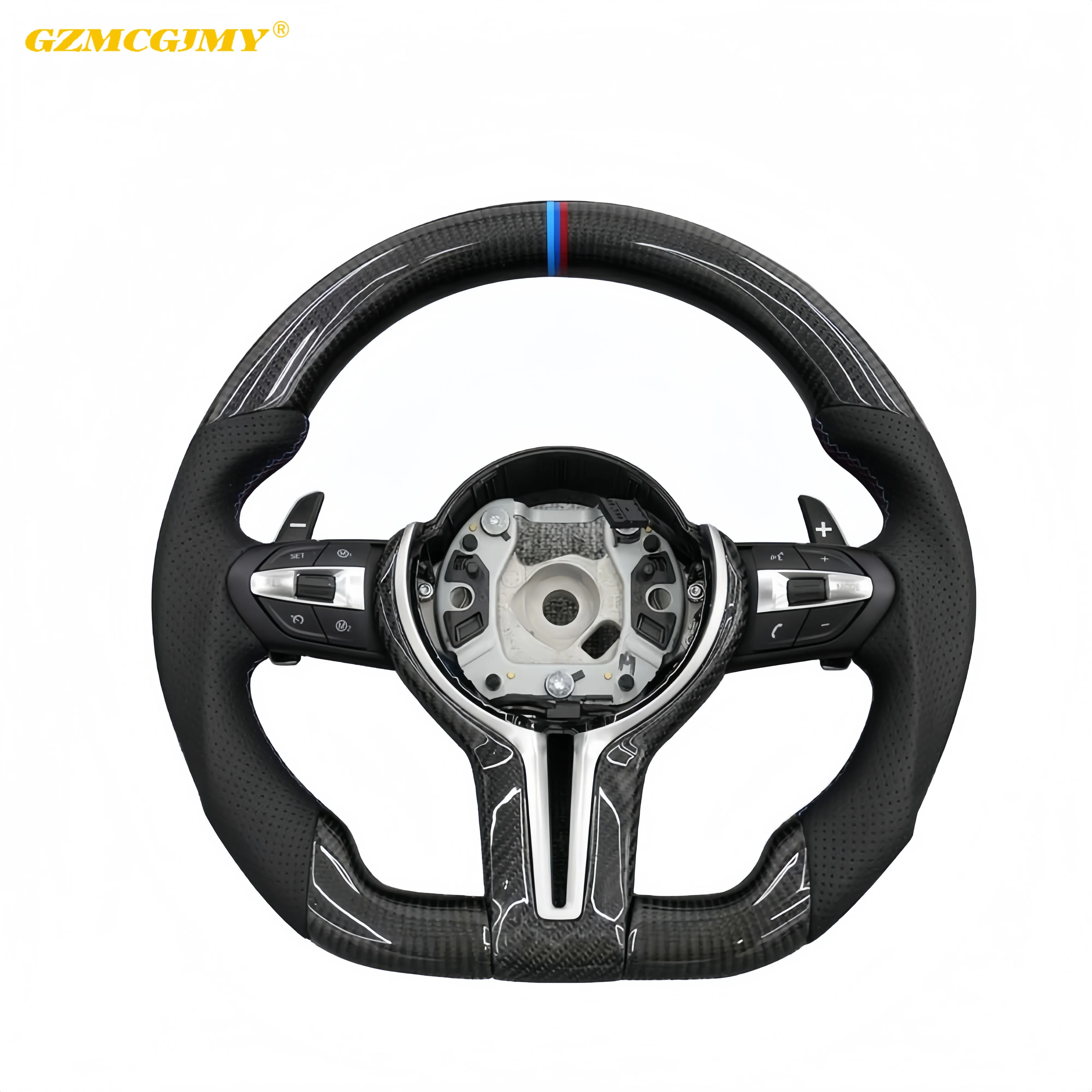 

High-end Carbon Fiber Car Steering Wheel For BMW M2 M3 M4 M5 M6 F10 F20 F22 F30 F32 F36 F06 F07 E70 F15 F16 Automotive Interior