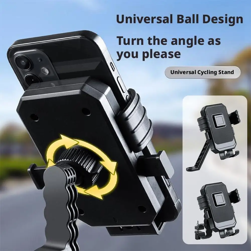 

Bike Phone Holder, Motorcycle Mount - Motorcycle Phone Holder, Handlebar Cell Phone Clamp, Scooter Phone Clip For Smartphon G8P3
