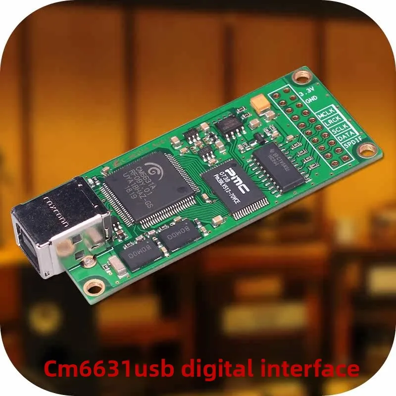 Cm6631a usb to i2s digital interface asynchronous sound card compatible with italian amanero xmos dac